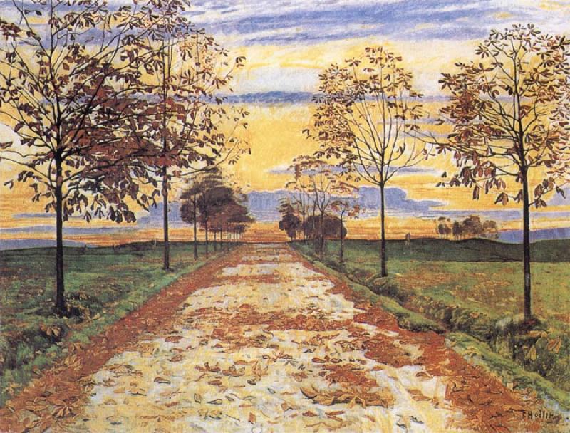 Ferdinand Hodler Autumn Evening